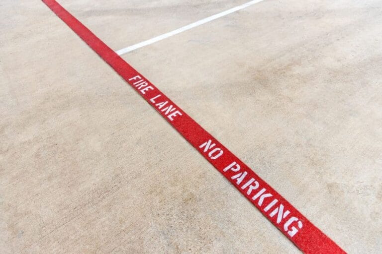 Ocala Fire Lane Striping