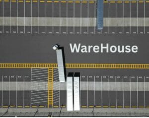 Warehouse floor marking Ocala directional arrows